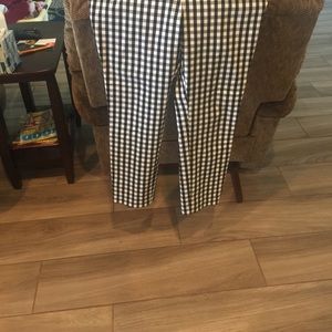 Black and White gingham pants